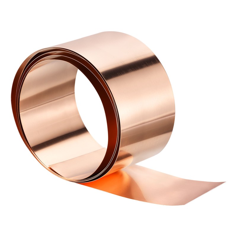 Copper Sheet Roll 99.9% Pure Copper Strip Copper Flashing Metal Foil Plate