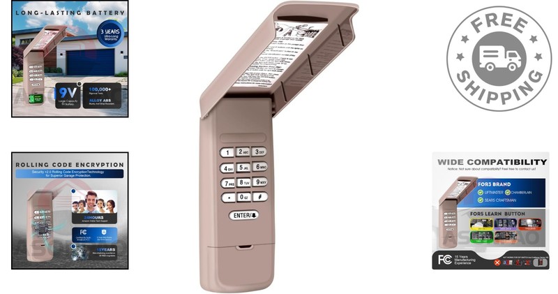 Secure and Convenient LiftMaster 877Max Keypad for USB Garage Door Opener Use gallery