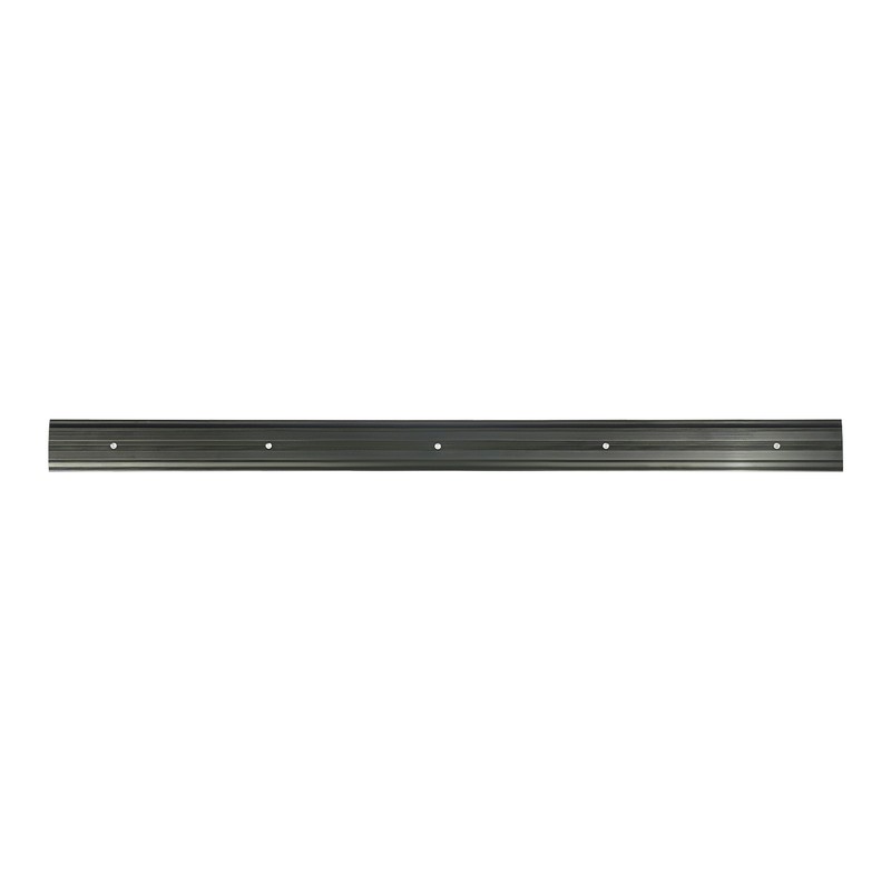 Aluminum Door Threshold Transition Strip Black 90 × 6 × 1 cm Set of 5 gallery