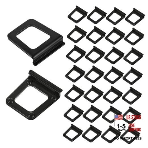 30 PCE Plastic Window Screen Pull Tabs, Universal Spline Channel Pull Lift Tab
