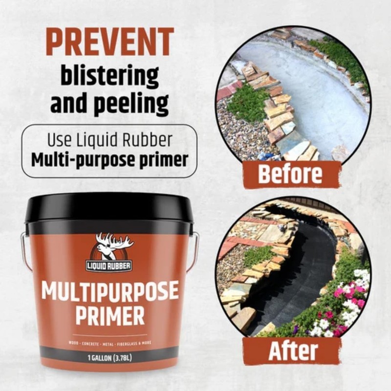 Multi-Purpose Primer - Use on Concrete and Wood, Water-Based Non-Toxic and Fa... gallery