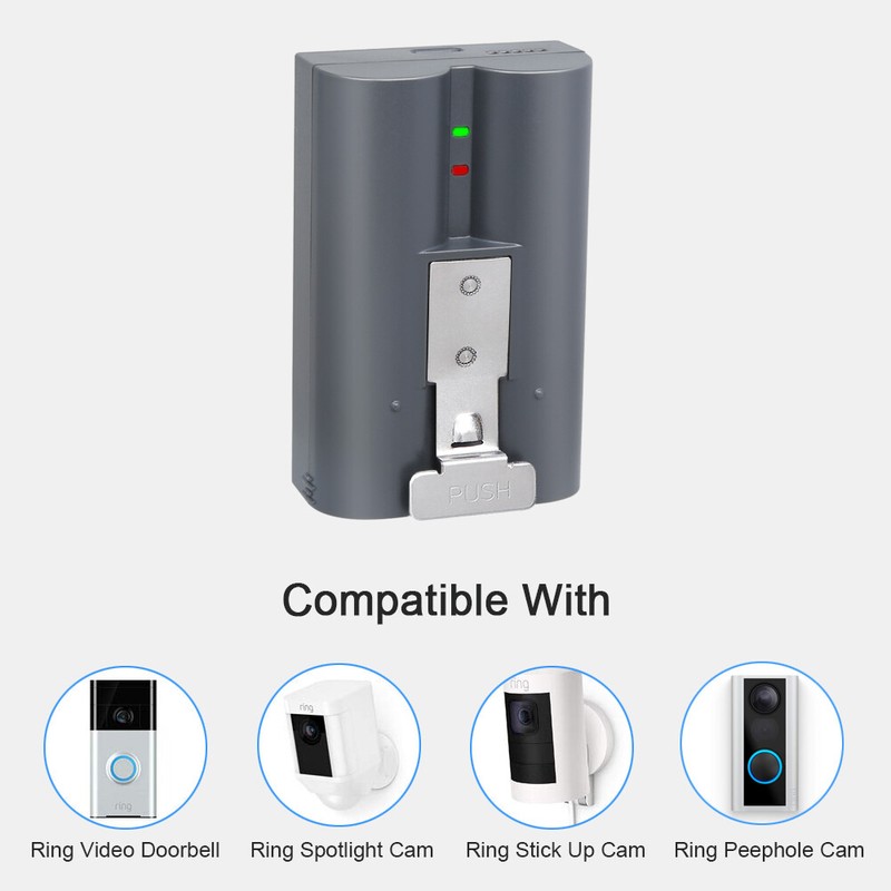 For Ring Video Doorbell Quick Release Rechargeable Battery Pack Sealed Devices gallery