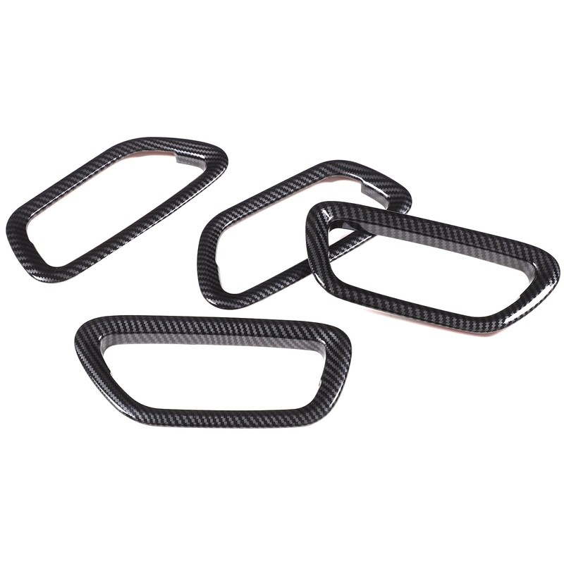 4PCS ABS Inner Car Look Interior Door Handle Panel Cover Trim Compatible with... gallery