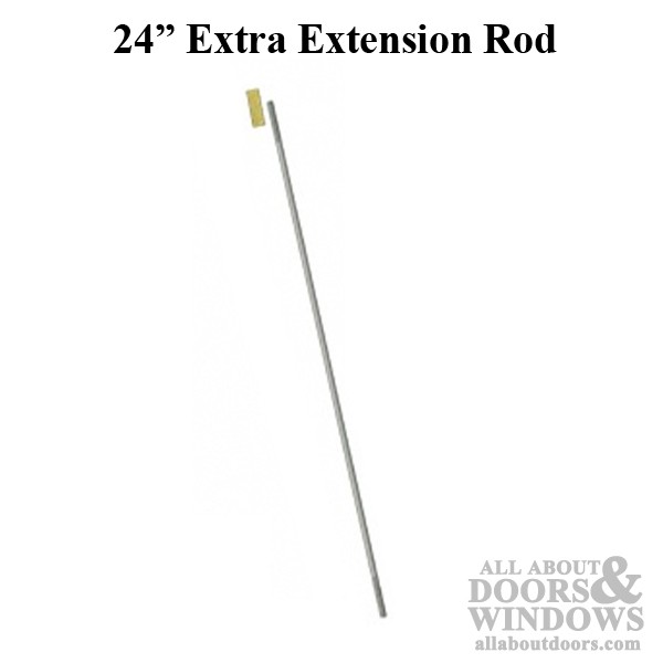 24 Inch Stainless Steel Flush Bolt Extension Rod
