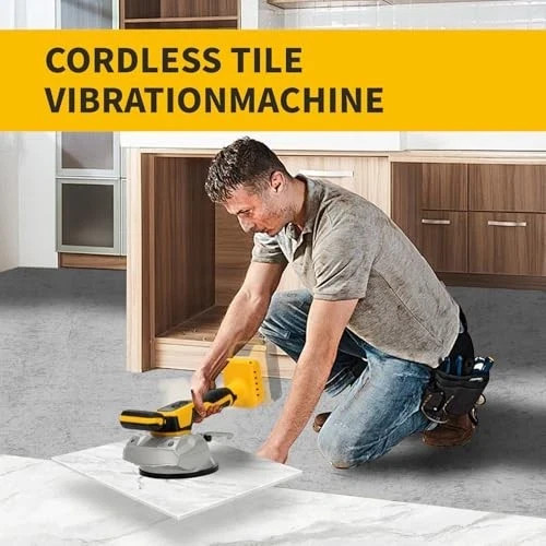Cordless Tile Vibration Leveling Machine for Dewalt 20V Battery, Portable Tile gallery