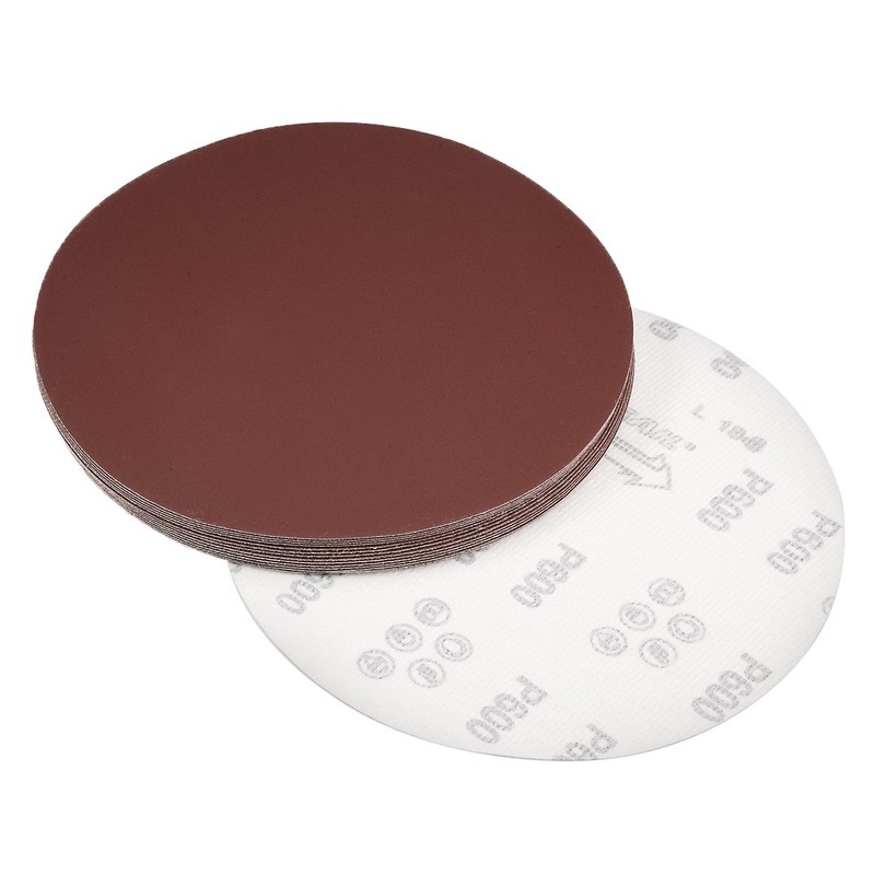 8-inch Hook and Loop Sanding Discs, 600-Grits Sandpaper for Orbital Sander 15pcs
