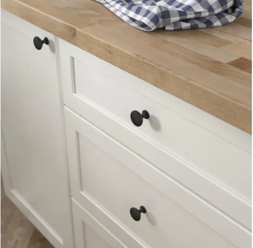 Silverline Cabinet Hardware Classic Round Knobs 28 dia x 28 H (mm) gallery