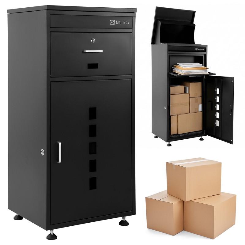 42In Lockable Parcel Drop Boxes with Lock Waterproof for Home/Office/Yard