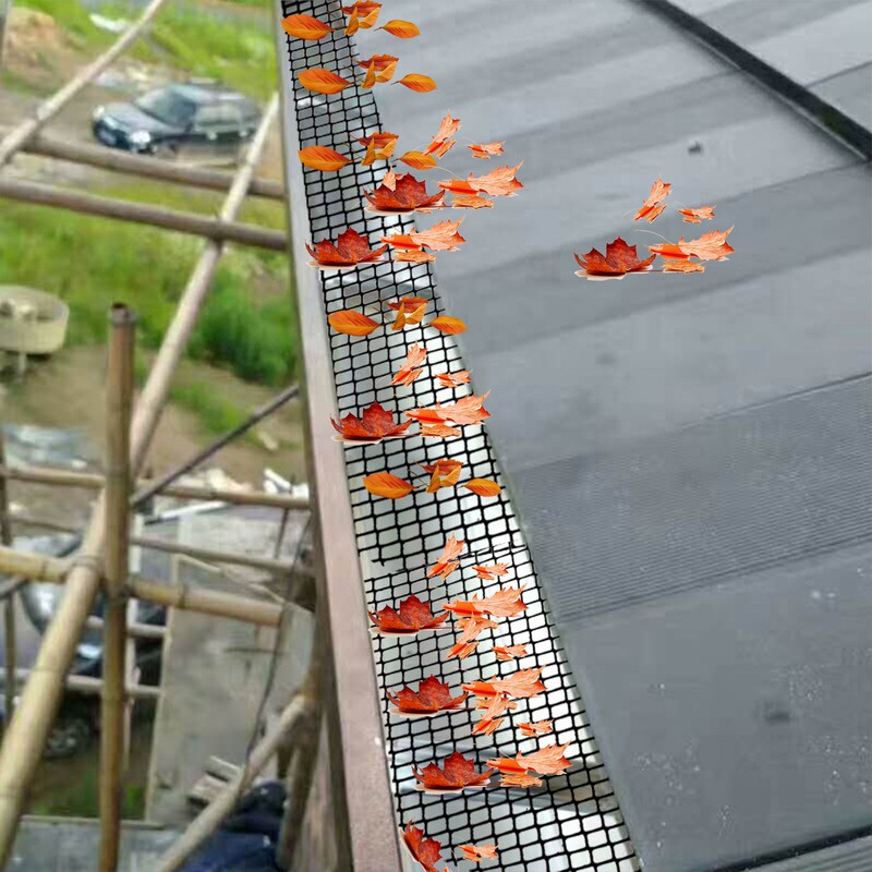 18*800cm Gutter Guard Mesh Protector Cover Netting M3K6 gallery