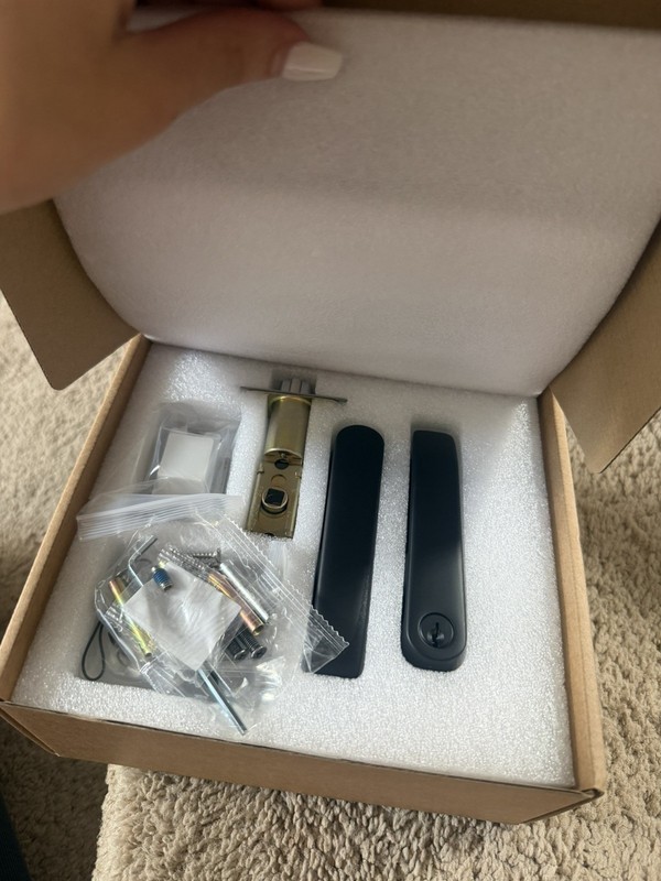 Smart Door Handle Lock with Keypad: Yamiry Fingerprint Smart Knob – Keyless