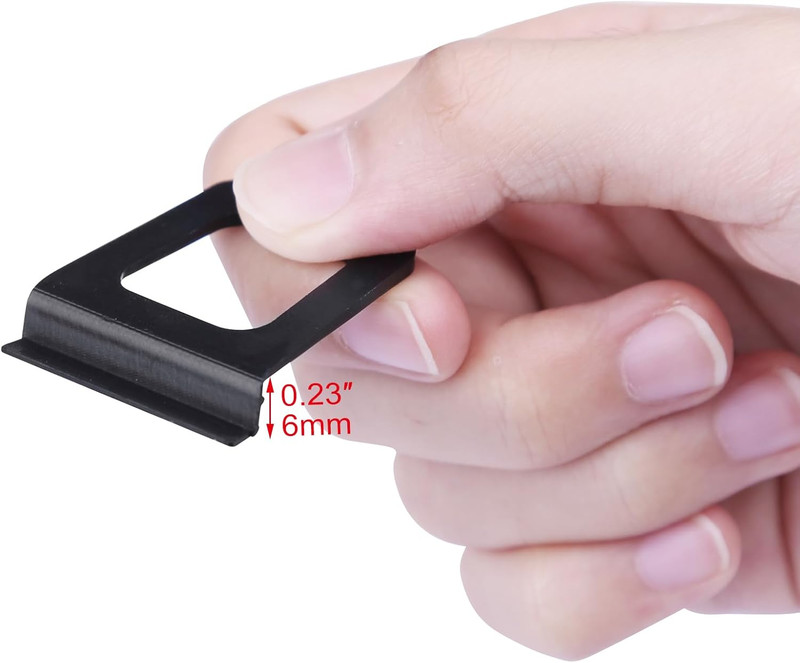 30 Pieces Plastic Window Screen Pull Tabs, Screens Lift Hollow Tabs Installed in gallery