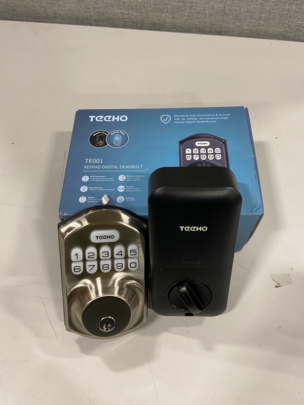 Keyless Entry Door Lock – Keypad Digital Weatherproof Deadbolt Teeho Te001