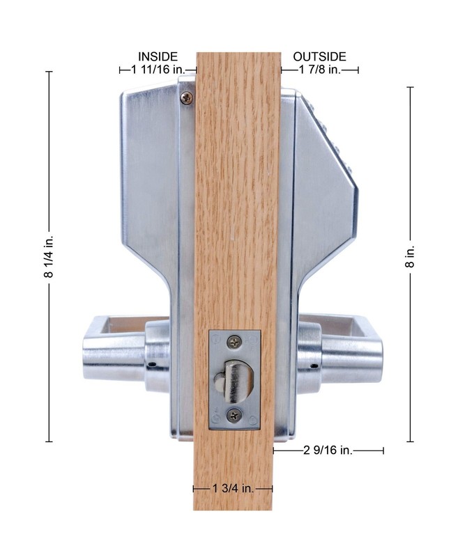 Programmable Keyless Entry Lock, SC1 Override Cylinder, Real-Time Auto Unlock gallery