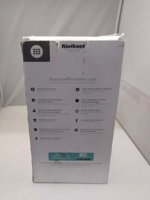 Kwikset SmartCode 270 Touchscreen Electronic Lock 992700-005 Venetian Bronze NEW gallery