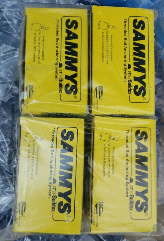 4 BOX LOT Everflow Sammys Screw Rod Anchor Design for Steel Structure CST 2