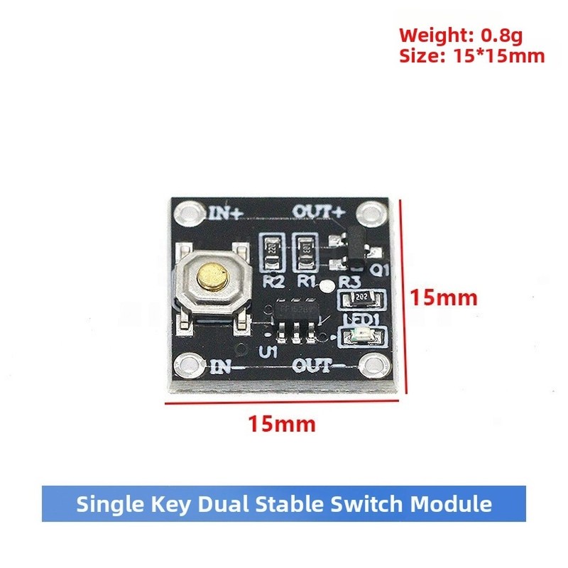 4PCS Miniature Switch Module for Smart Home Systems DC 2.2-5V 0.5uA 2A Spec gallery