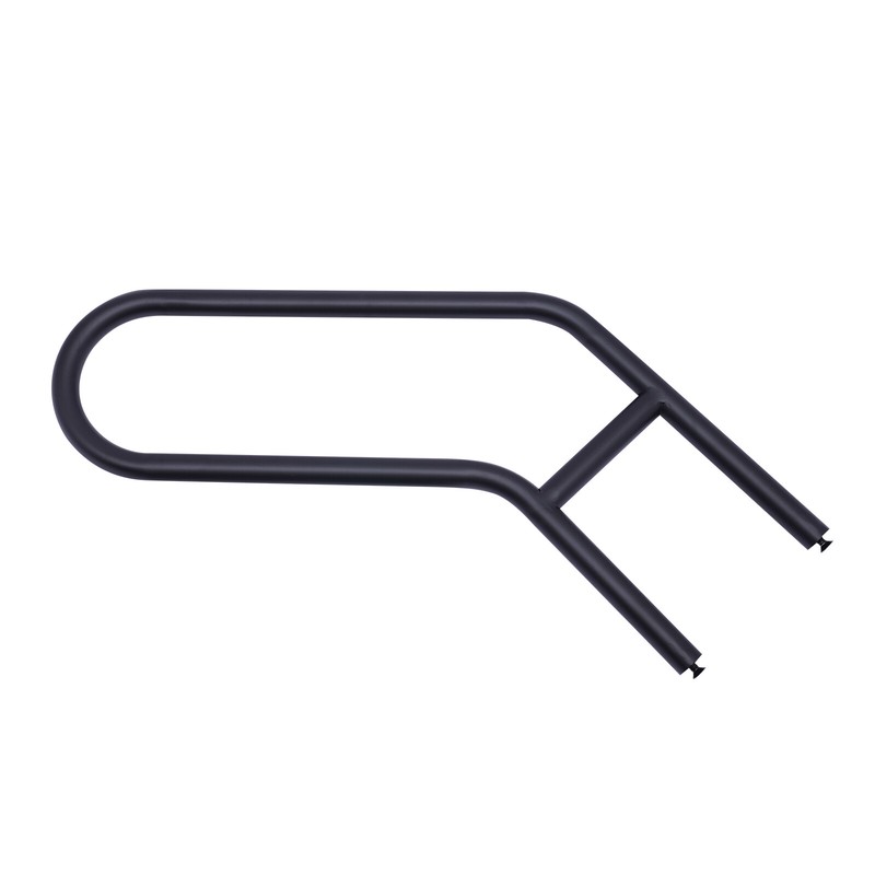 Handrail Outdoor Grab Bar Handrail Bracket Support Stairs Wall Mounted Black 26" gallery