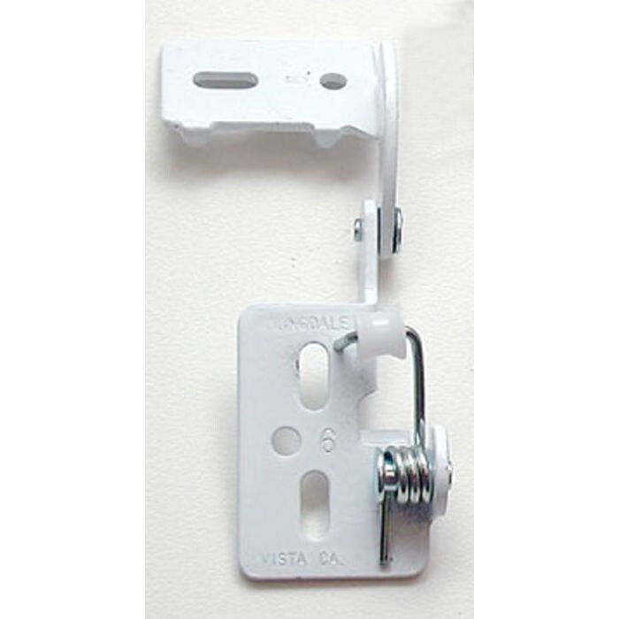 1/2" Overlay Self Closing Knife Hinge For 5/8" Minimum Thickness Door White