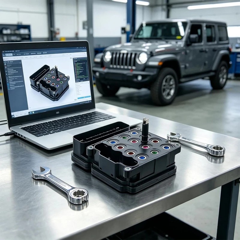 ABS Anti-Lock Brake Control Module Compatible with Wrangler 3.6L V6 (2014-2018) gallery