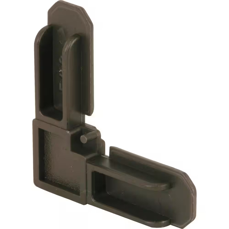 Screen Frame Corner, 5/16 In. X 3/4 In.H, Bronze Plastic (50-Pack)