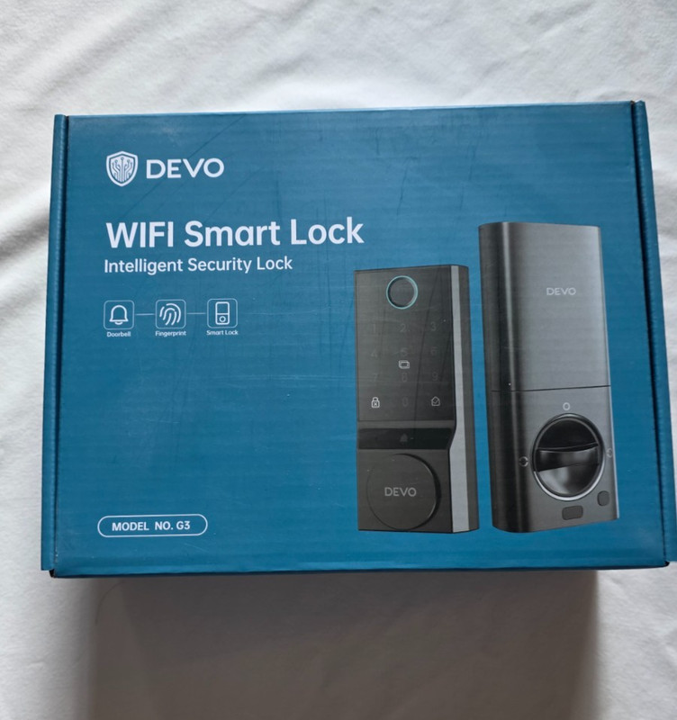 Devo Keypad Deadbolt Lock Smart Lock for Front Door/ fingerprint /doorbell