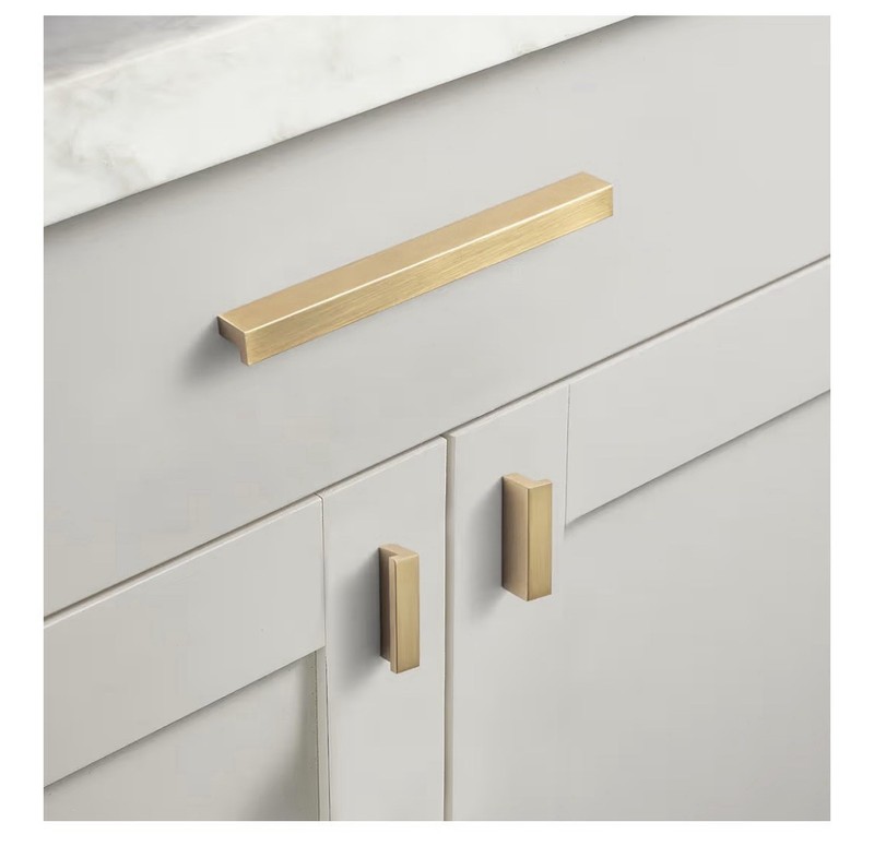 12 PCS – Champagne Bronze Drawer Pulls 6-1/4 in (160mm) Hole Centers