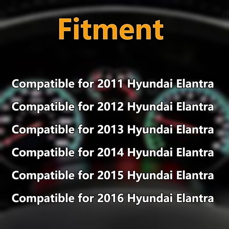 Black Exterior Door Handle Compatible with 2011-2016 Elantra - Front Rear Left R gallery