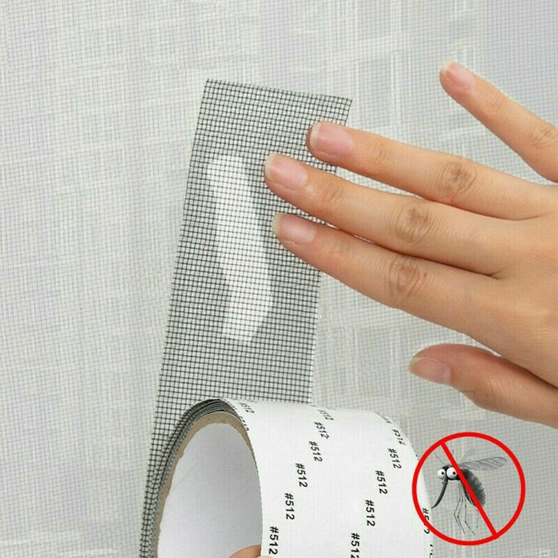 Window Screen Repair Patch Adhesive Fiberglass Mesh Hole Repair Tape 2 * 78.7in gallery