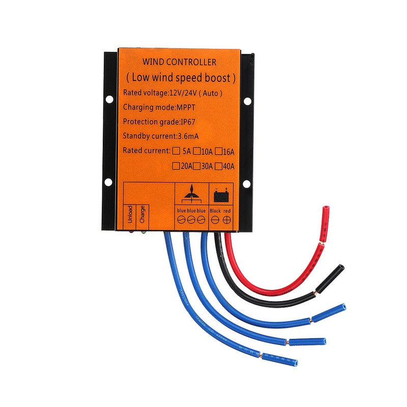 IP67 Wind Turbine Generator MPPT Charge Controller Boost Regulator 12V 24V Auto gallery