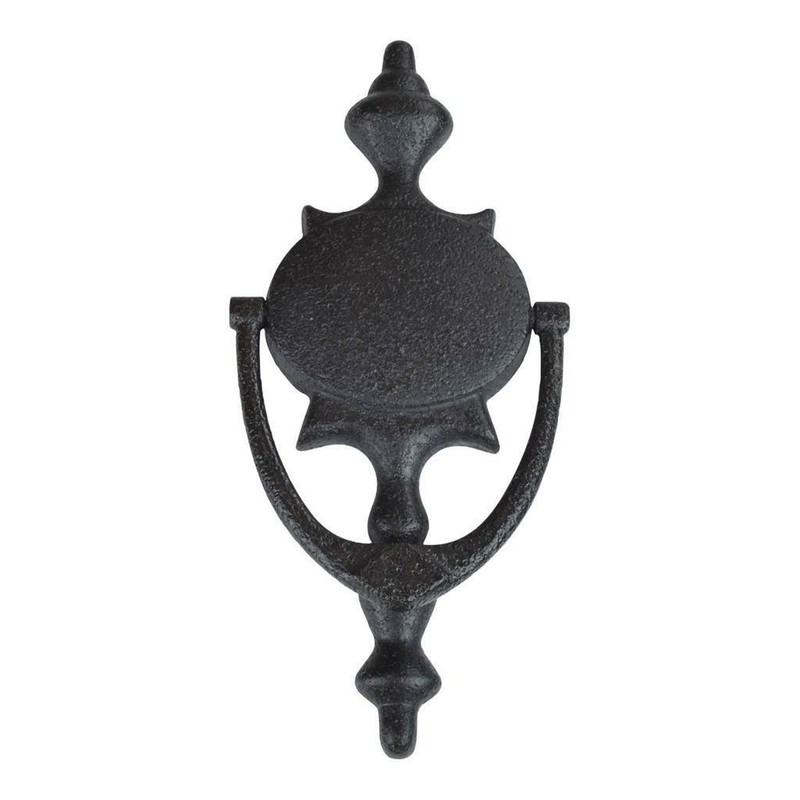 New Solid Brass Victorian Style BLACK Door Knocker Rustic Antique Hammered