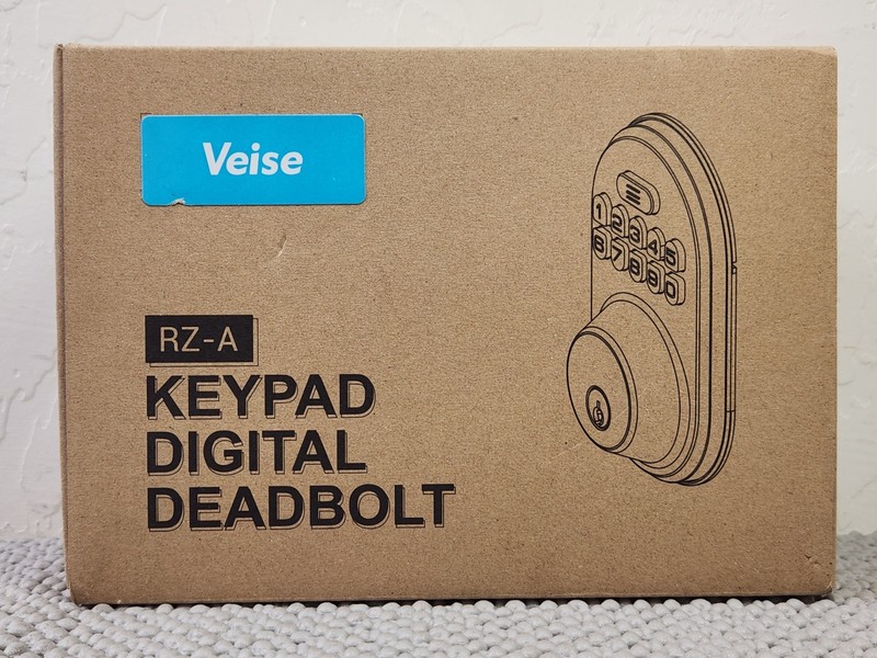 Veise RZ-A Keypad Digital Deadbolt Keyless Entry Door Lock Rubbed Bronze New