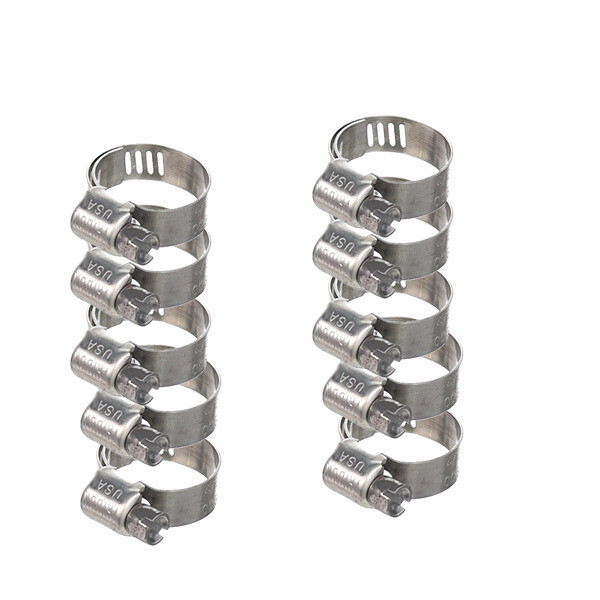 Tridon All Stainless Hose Clamps Size #4 Range 7/32″- 5/8″ (10 Clamps)