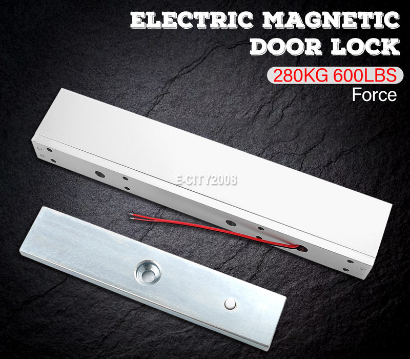 Electric Magnetic Lock Door Access Control System 180/280KG Holding Force 12V gallery