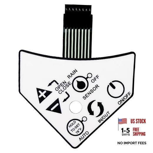 Replacement Keypad for Maxxair MaxxFan Deluxe Roof Vent Fan 10-40005K 4500K