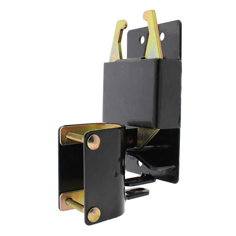2-Way Lockable Gate Latch – Black for Livestock, Fencing, Farms, Stables