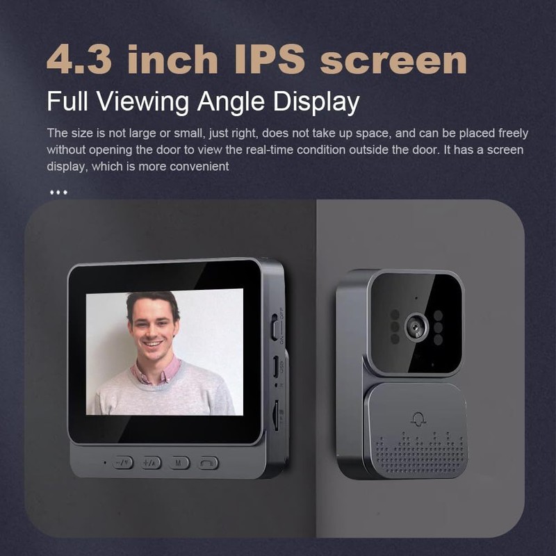 1080P 2.4G Wireless Smart Visual Intercom Video Doorbell Camera Monitor for Home gallery