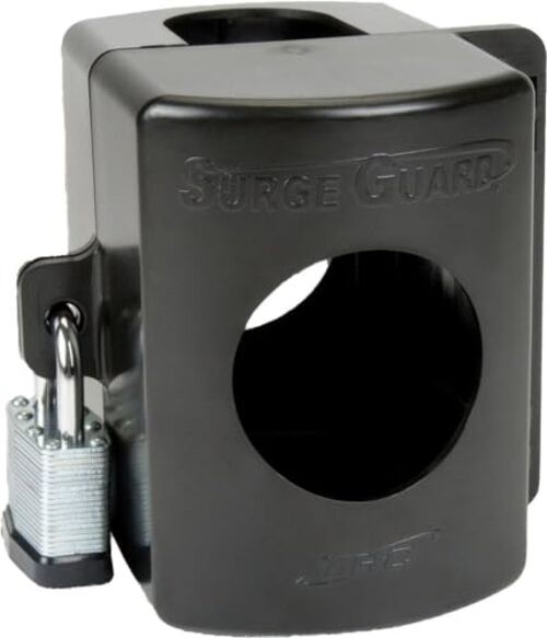 Technology Research 34590 Surge Guard Lock Hasp, Black gallery