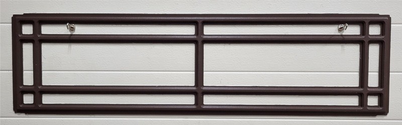 PRAIRIE 610 CHOCOLATE Replacement Window Inserts/LONG Panel CLOPAY Garage Doors