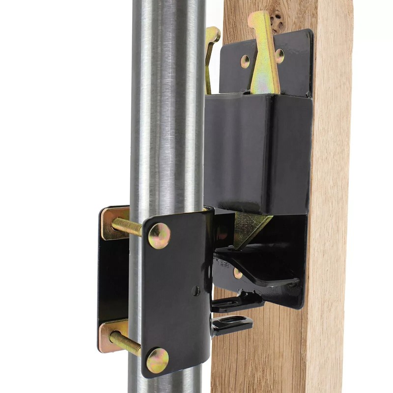 4-Pack Two-Way Lockable Gate Latch – Big Black, Heavy Duty for Barns & Farms gallery