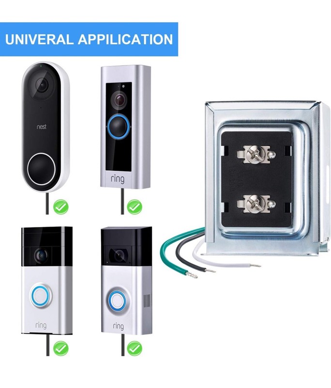 Transformer for Ring Video Doorbell Pro 16V 30VA Hardwired Maxdot gallery