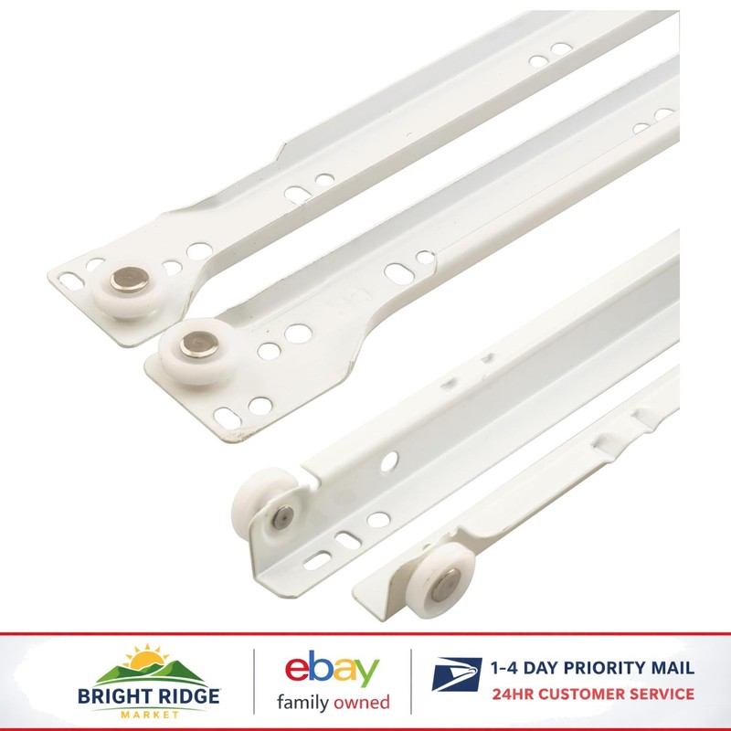 Self-Closing Drawer Slides, 17.75 Inch Long, Ideal for Home Improvement Projects