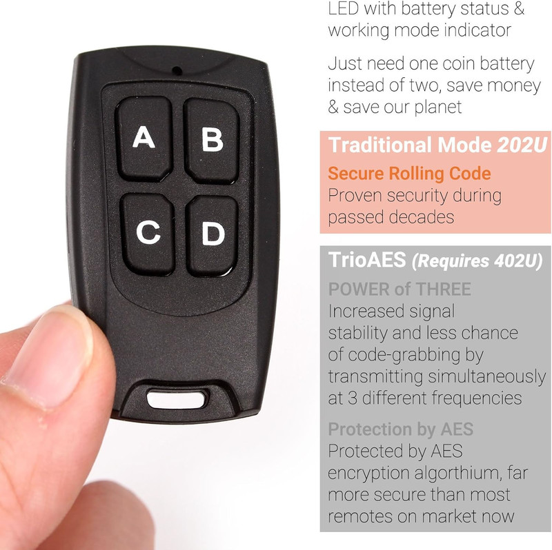 12V - 24V Secure Wireless RF Remote Control Relay Switch Universal 2-Channel Rec gallery