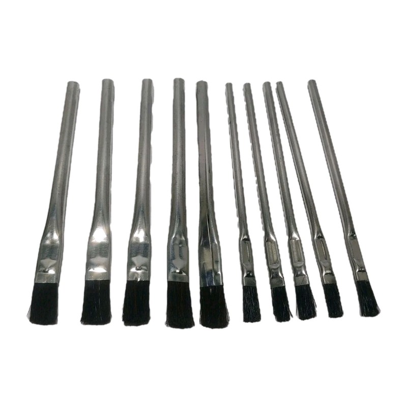 10 pcs. Flux Brushes Disposable Acid Flux Brush Set Large And Small 1/2″ & 1/4″