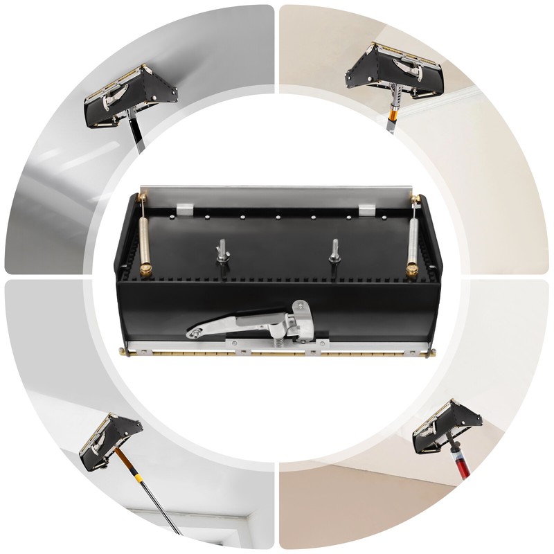 12" Drywall Flat Finishing Box Alloy Drywall Tools Painting&Scraping Putty Wall gallery