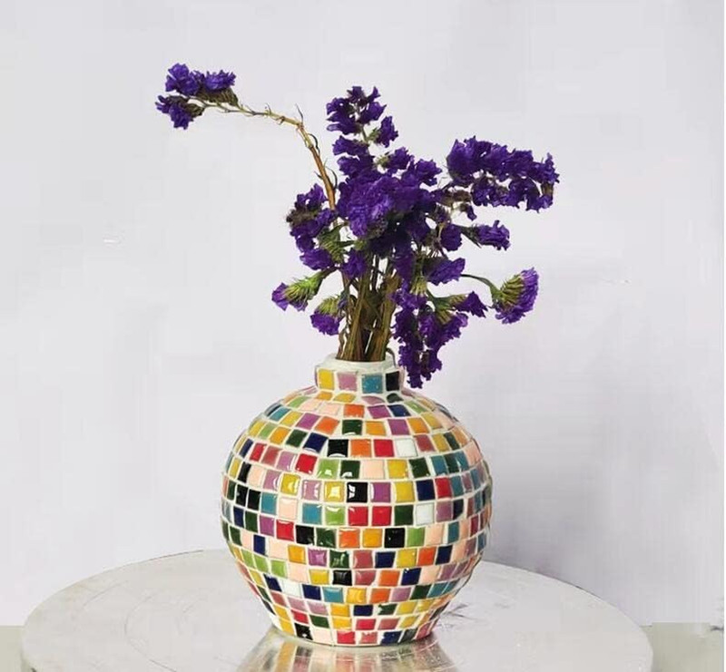 500G/1.1Lb Random Color Irregular Ceramics Mosaic Tiles,Diy Making Creative Cera gallery