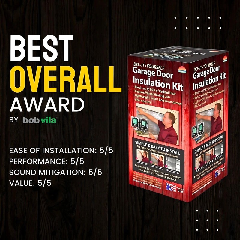 3009 Garage Door Insulation Kit - Reflective Panels, Energy Efficient & Easy ... gallery