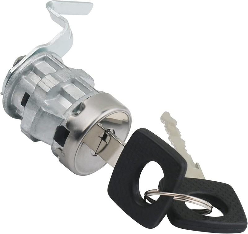 Tailgate Lock Cylinder w/Keys Compatible with 2007-2014 Truck Pickup 1500 2500HD