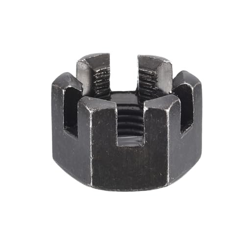 Hexagon Slotted Nuts with Fine Thread, M14 x 1.5mm GB58 Carbon M14x1.5mm(10pcs) gallery