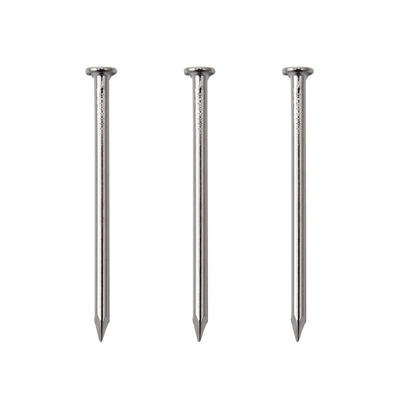 Hardware Nails 1-1/2 Inch Nickel Plated Wall Hanging Picture Wood Wire 240 PCS