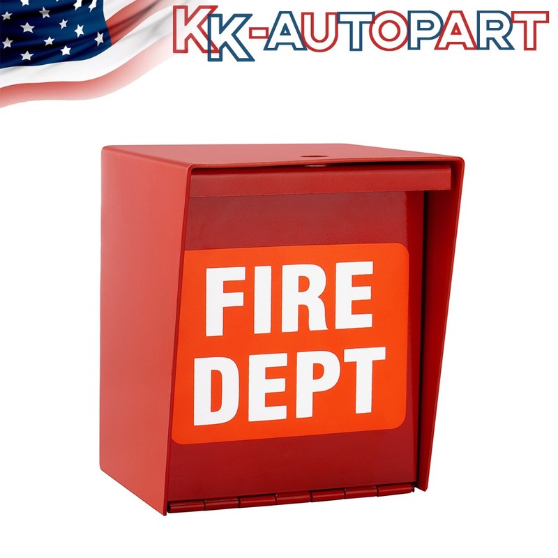 New For 1 Fire Department Lock Box with Pad Lock Hole For emergency gate access